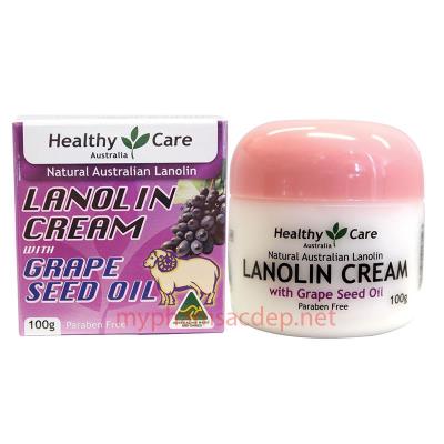 Kem dưỡng Healthy Care Lanolin Cream with Grape Seed Oil