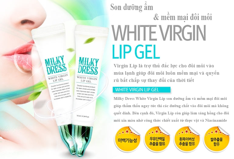 Son dưỡng ẩm Milky Dress White Virgin Lip-2