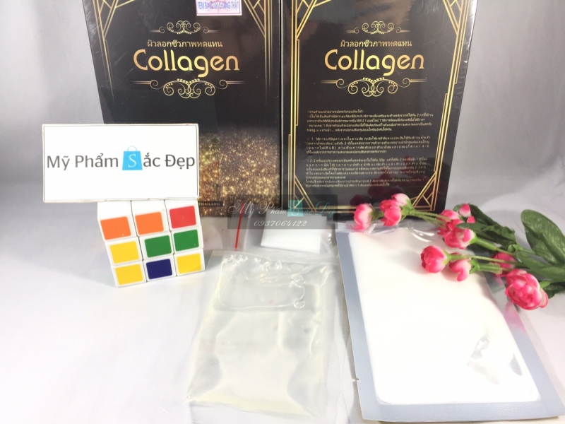 Lột da collagen Thái Lan dạng hộp đen cao cấp-1