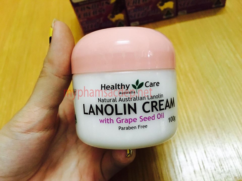 Bán kem dưỡng da Healthy Care Lanolin Cream with Grape Seed Oil tphcm - 01