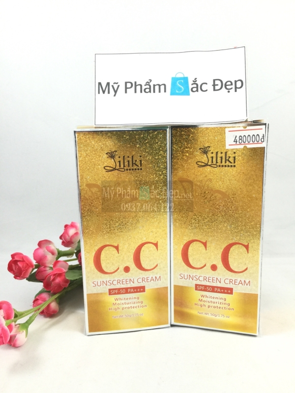 Kem lót Liliki CC Sunscreen Cream dưỡng da chống nắng giá tốt tphcm - 01