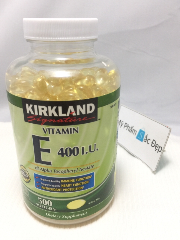 Viên uống Kirkland Signature Vitamin E 400 IU của Mỹ giá tốt tại tphcm - 03