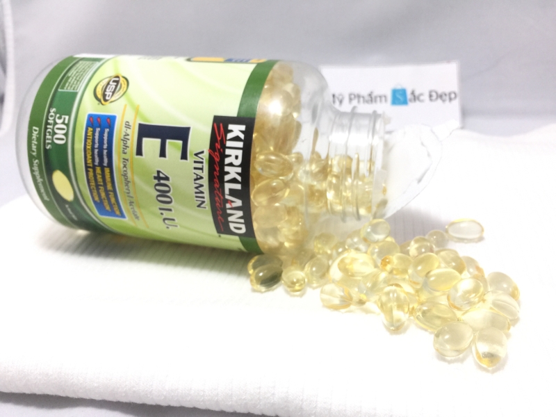 Viên uống Kirkland Signature Vitamin E 400 IU của Mỹ giá tốt tại tphcm - 02