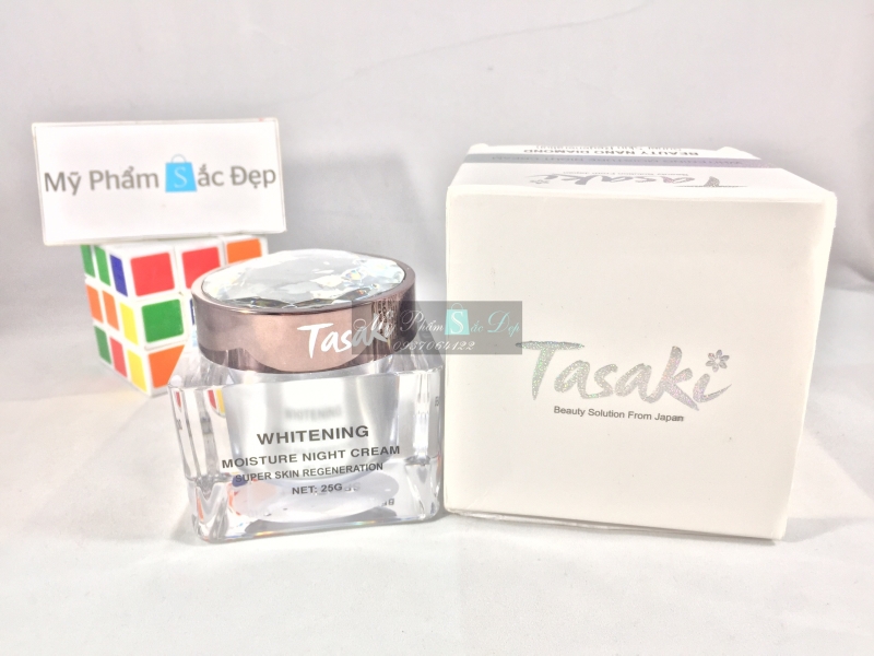 Kem Tasaki dưỡng trắng da và phục hồi nano Diamond 25g giá tốt tphcm - 01