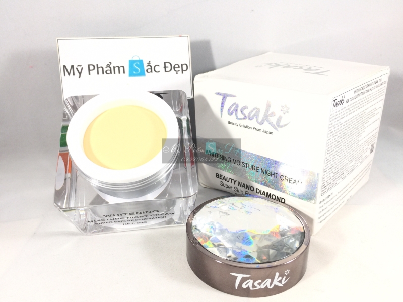 Kem Tasaki dưỡng trắng da và phục hồi nano Diamond 25g giá tốt tphcm - 03