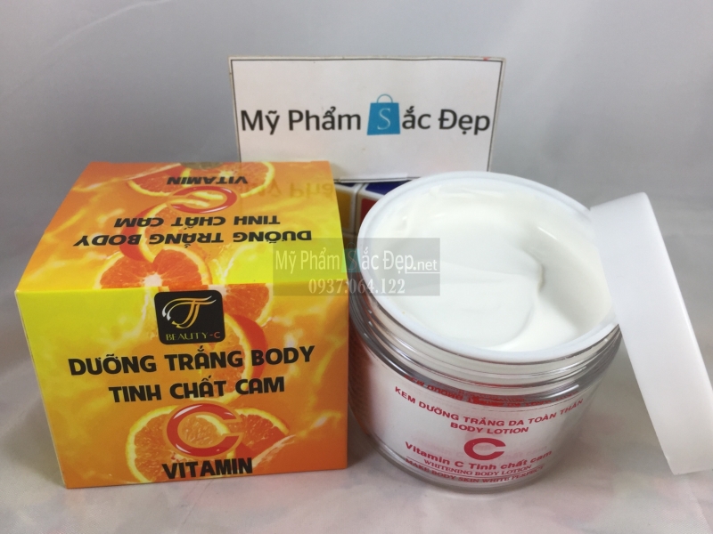 Kem dưỡng trắng body tinh chất cam Vitamin C giá sỉ tốt nhất tại tphcm - 02