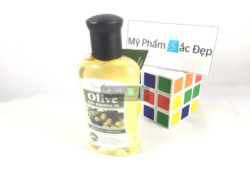 Tinh dầu Olive massage toàn thân Sandras Beauty chính hãng tại tphcm - 01